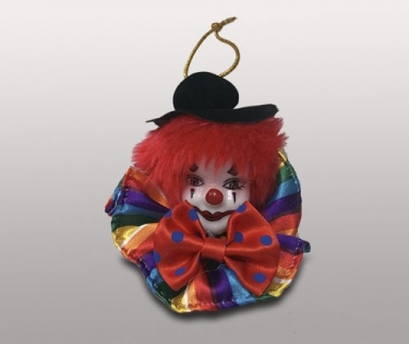 Клоун-подвеска в черной шляпе