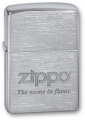 Зажигалка Zippo Name in flame Brushed Chrome